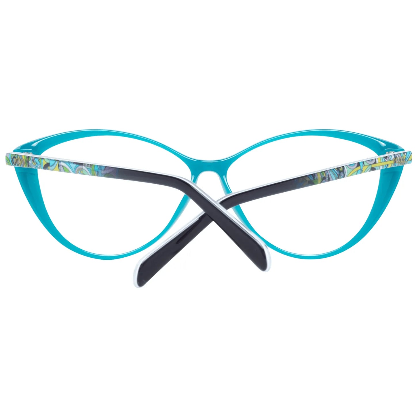 Emilio Pucci Chic Green Cat Eye Designer Frames