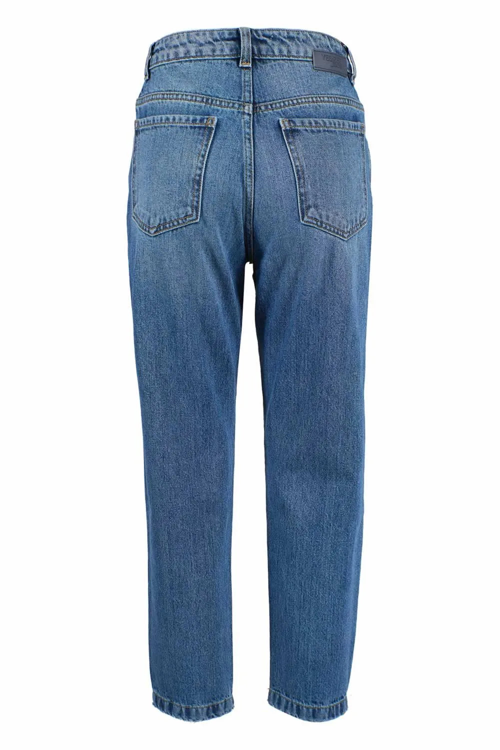 Yes Zee High-Waist Ripped Blue Jeans for Women