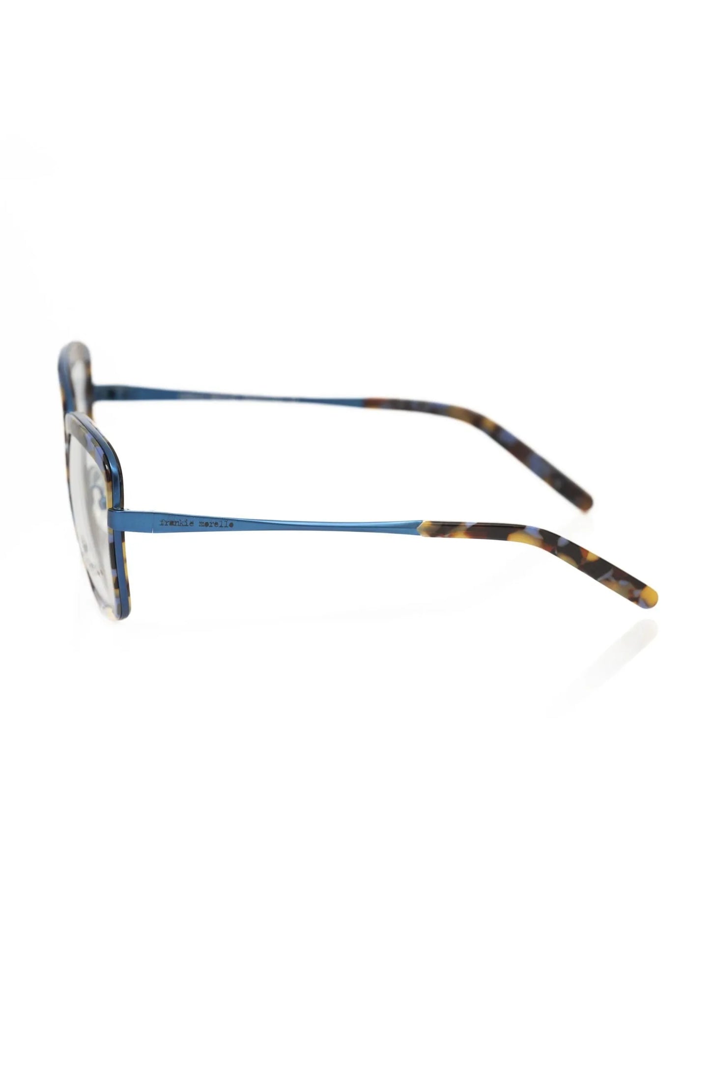 Frankie Morello Blue Metallic Women Eyeglass Frame