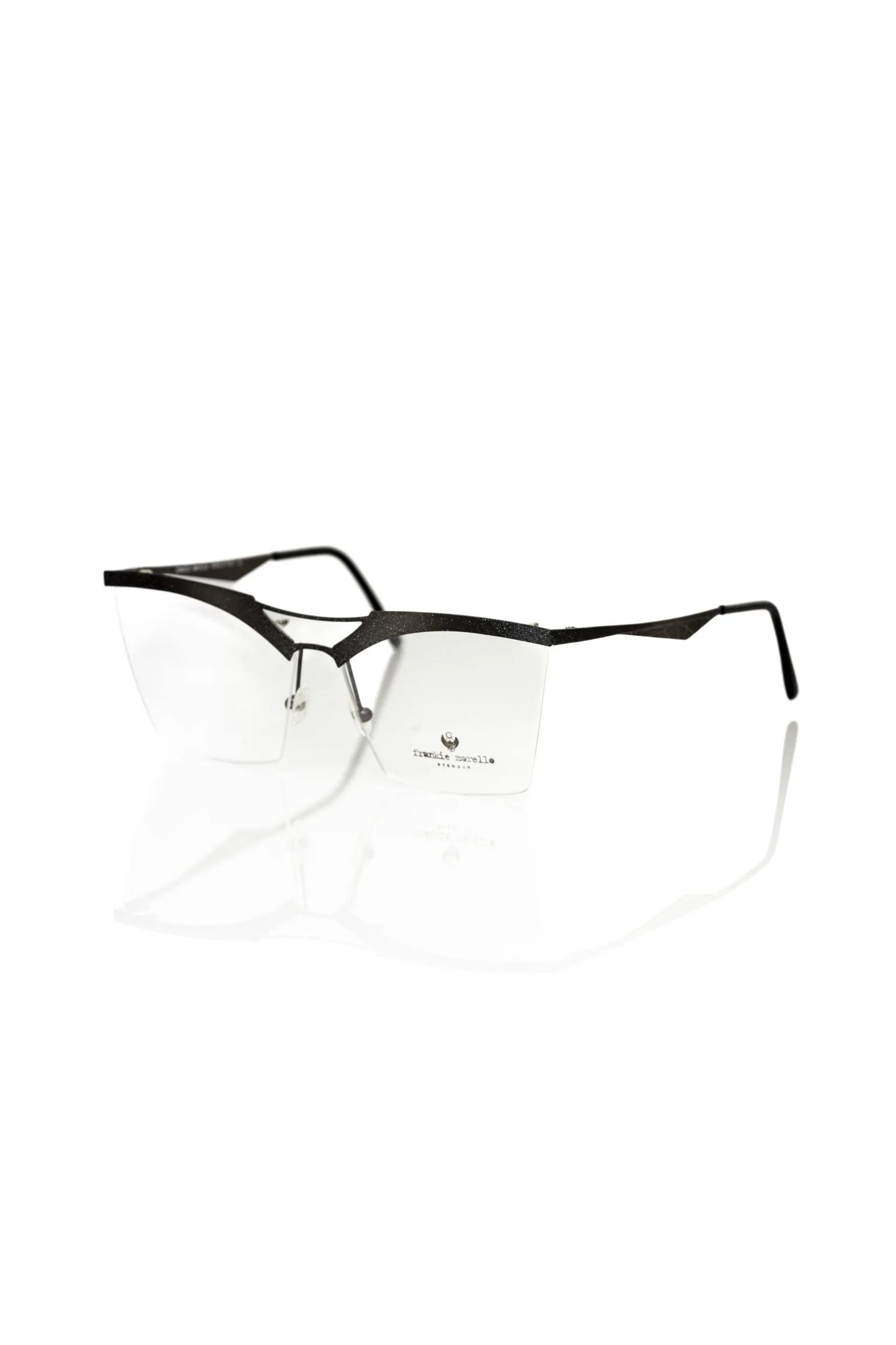 Frankie Morello Black Metallic Women Frame