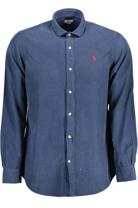 U.S. POLO ASSN. Sleek Slim Fit Long Sleeve Shirt with French Collar