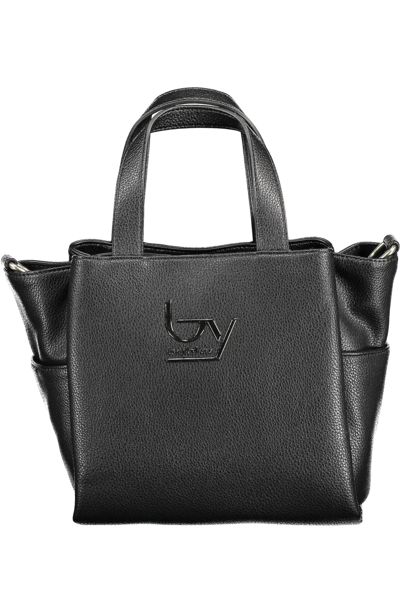 BYBLOS Sleek Black Multi-Pocket Handbag