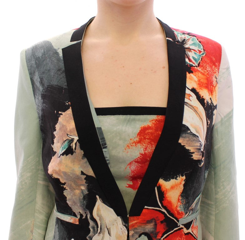 Sachin & Babi Elegant Silk Blend Multicolor Blazer