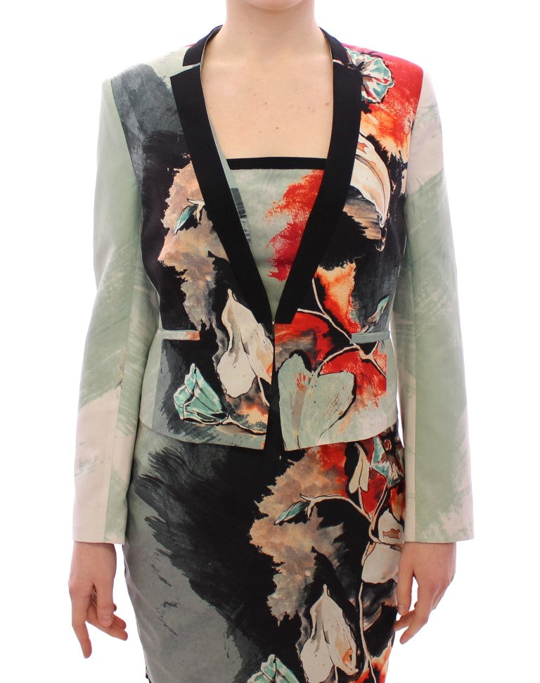 Sachin & Babi Elegant Silk Blend Multicolor Blazer