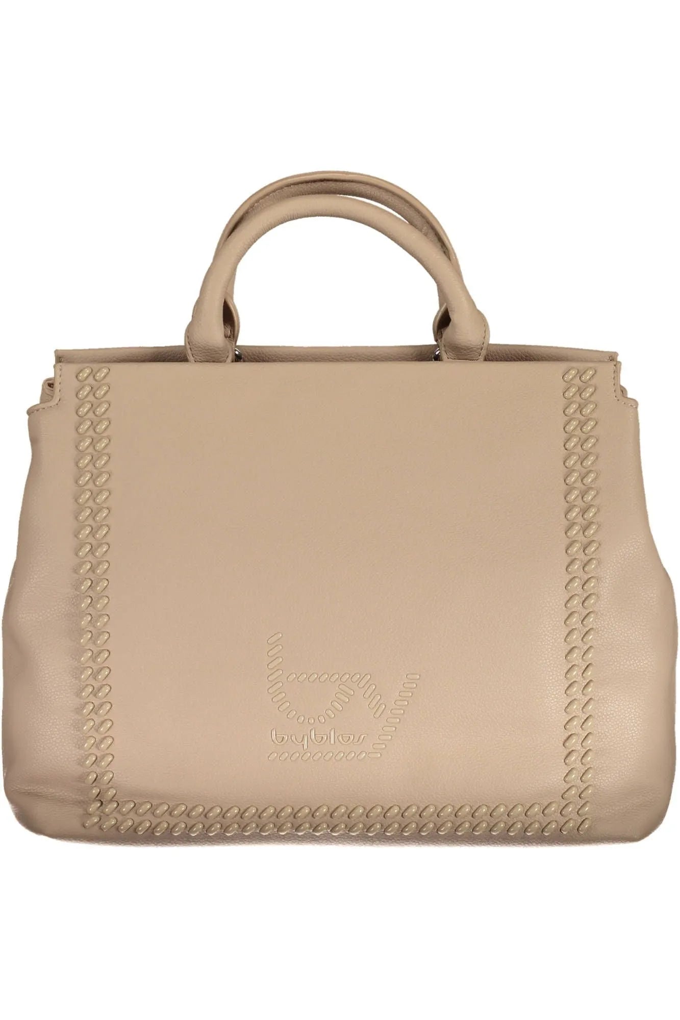 BYBLOS Beige Elegance Dual Compartment Handbag