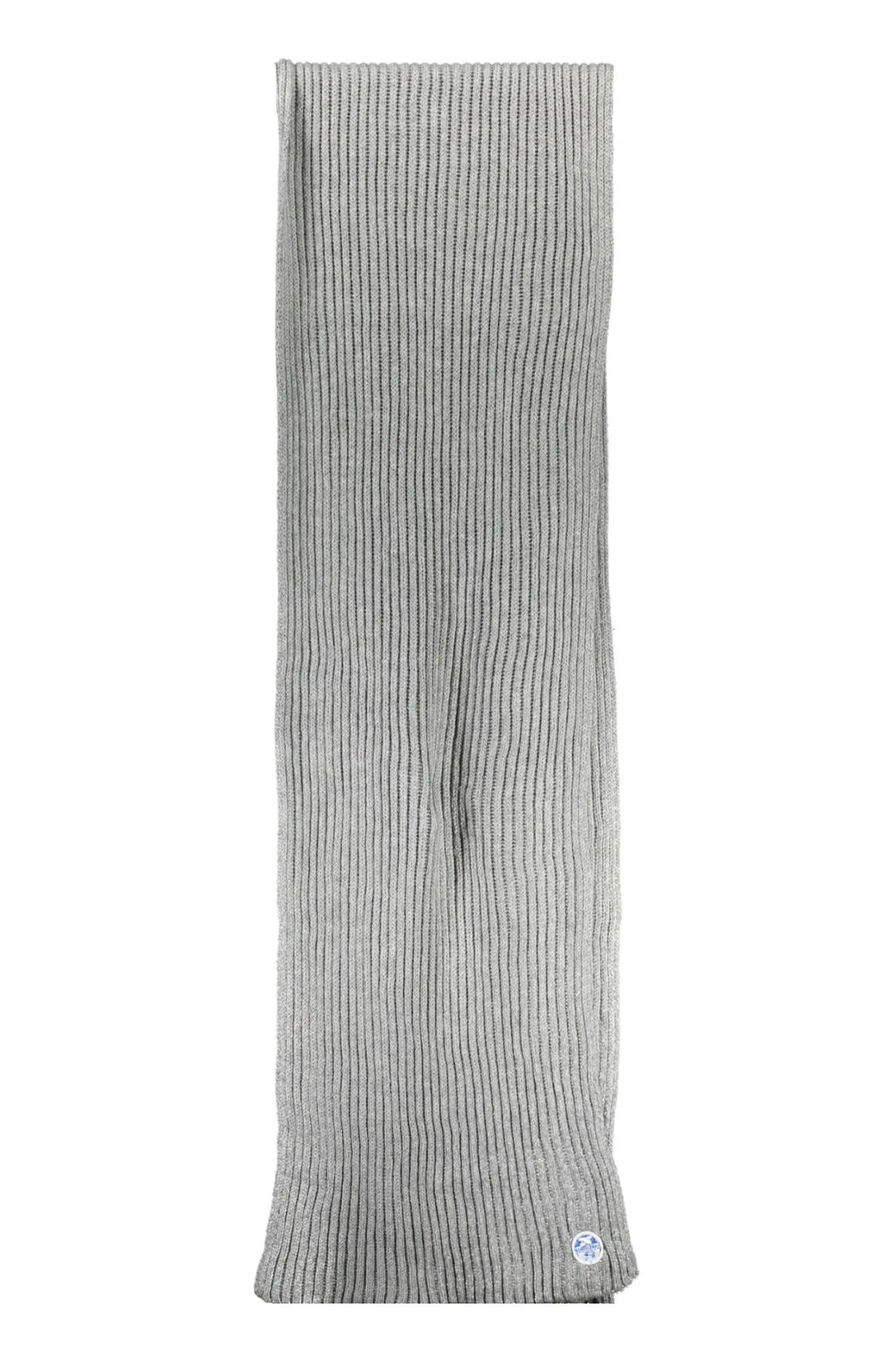 North Sails Elegant Gray Textured Scarf - Luxurious Blend