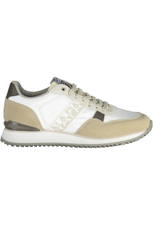 Napapijri Elegant White Sneakers with Contrasting Accents