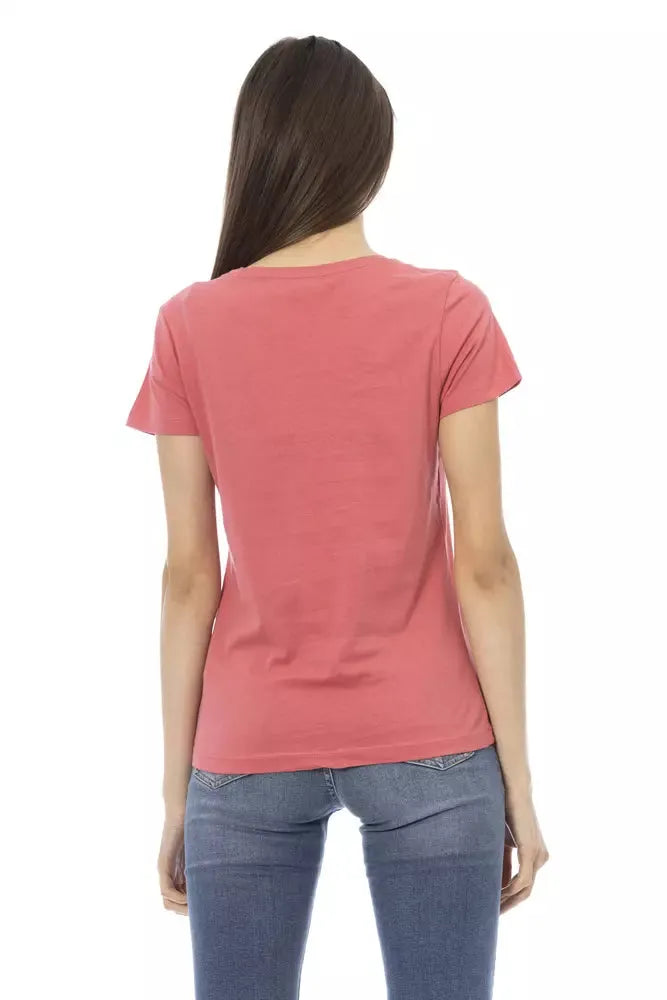 Trussardi Action Pink Cotton Women Top