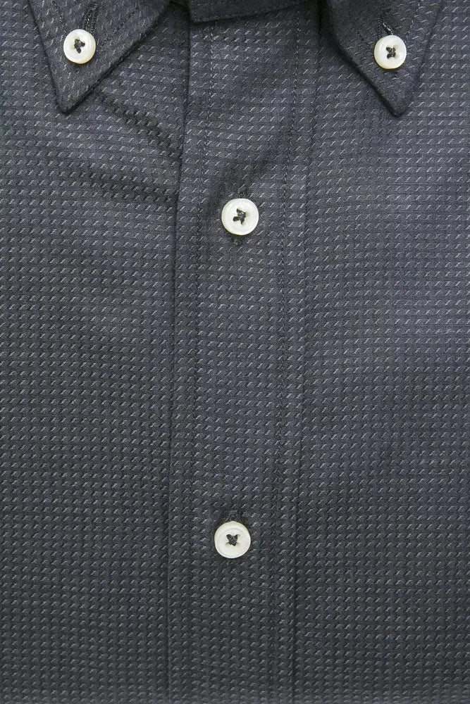 Robert Friedman Green Cotton Men Shirt