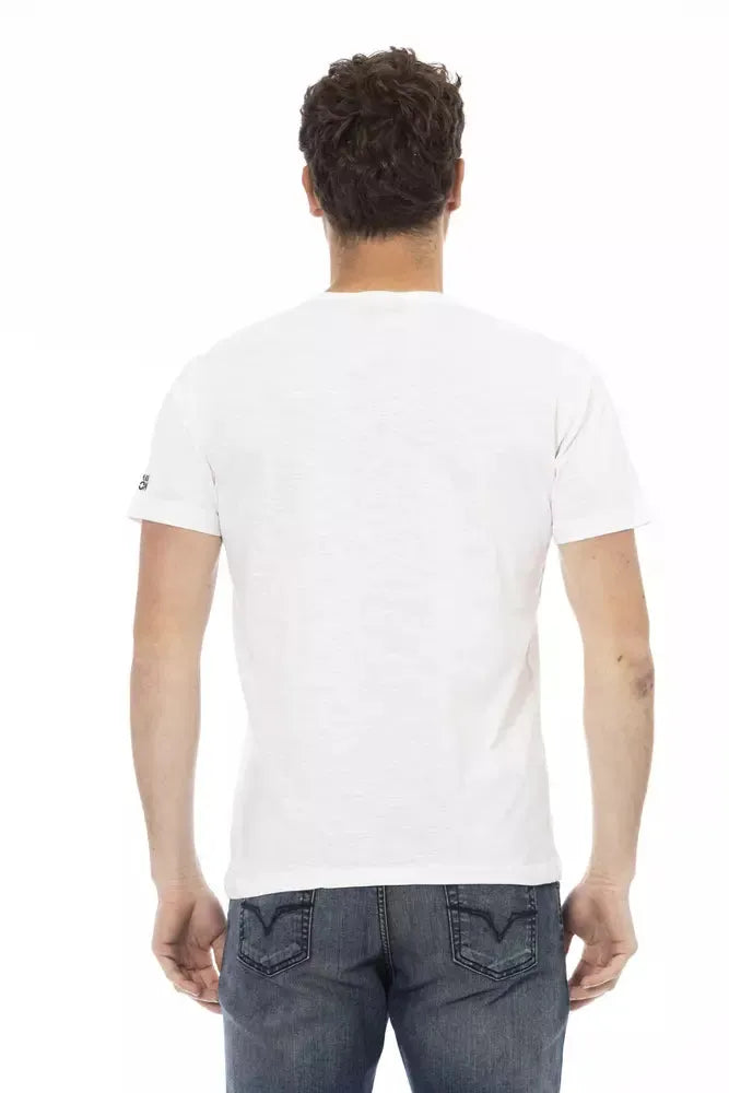 Trussardi Action White Cotton Men's T-Shirt