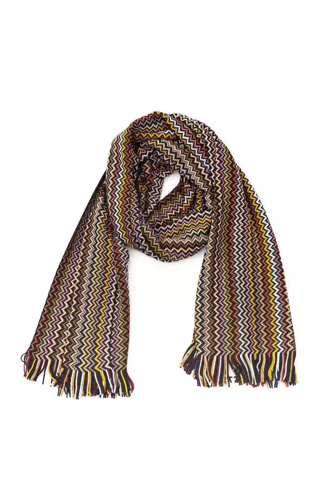 Missoni Multicolor Wool Men Scarf