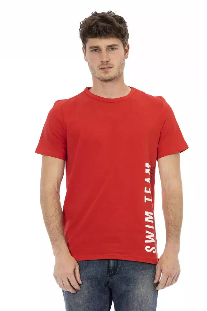 Bikkembergs Red Cotton Men T-Shirt