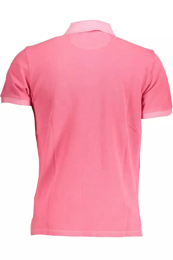 Gant Chic Pink Cotton Polo Shirt with Logo Detail