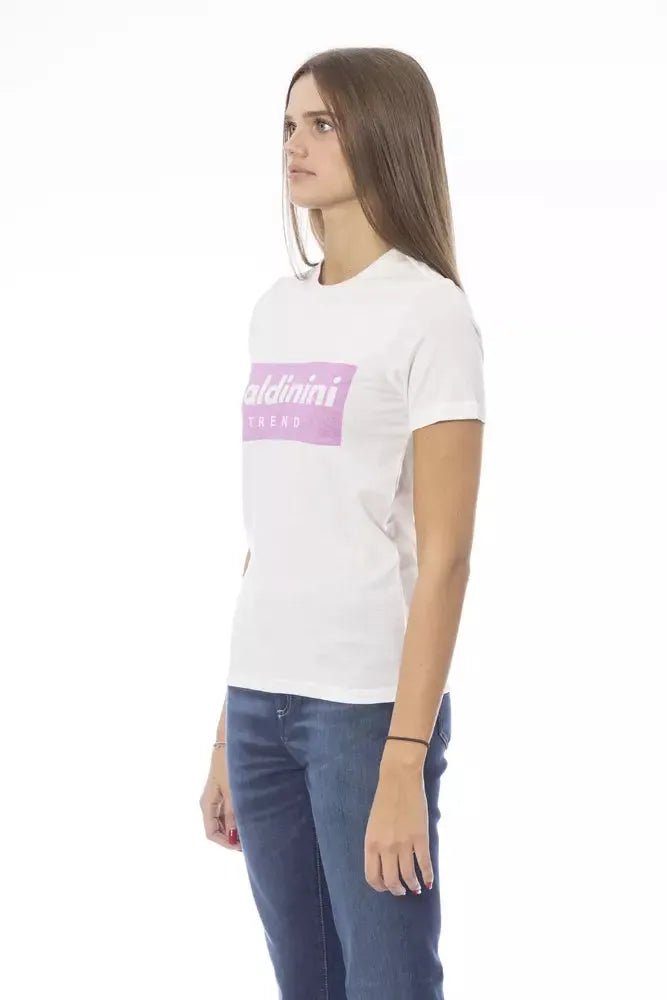 Baldinini Trend Elegant Crew Neck Short Sleeve Tee