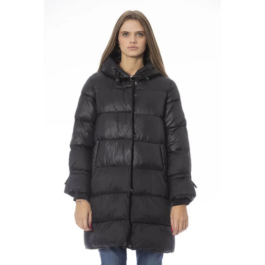 Baldinini Trend Black Nylon Women Jacket