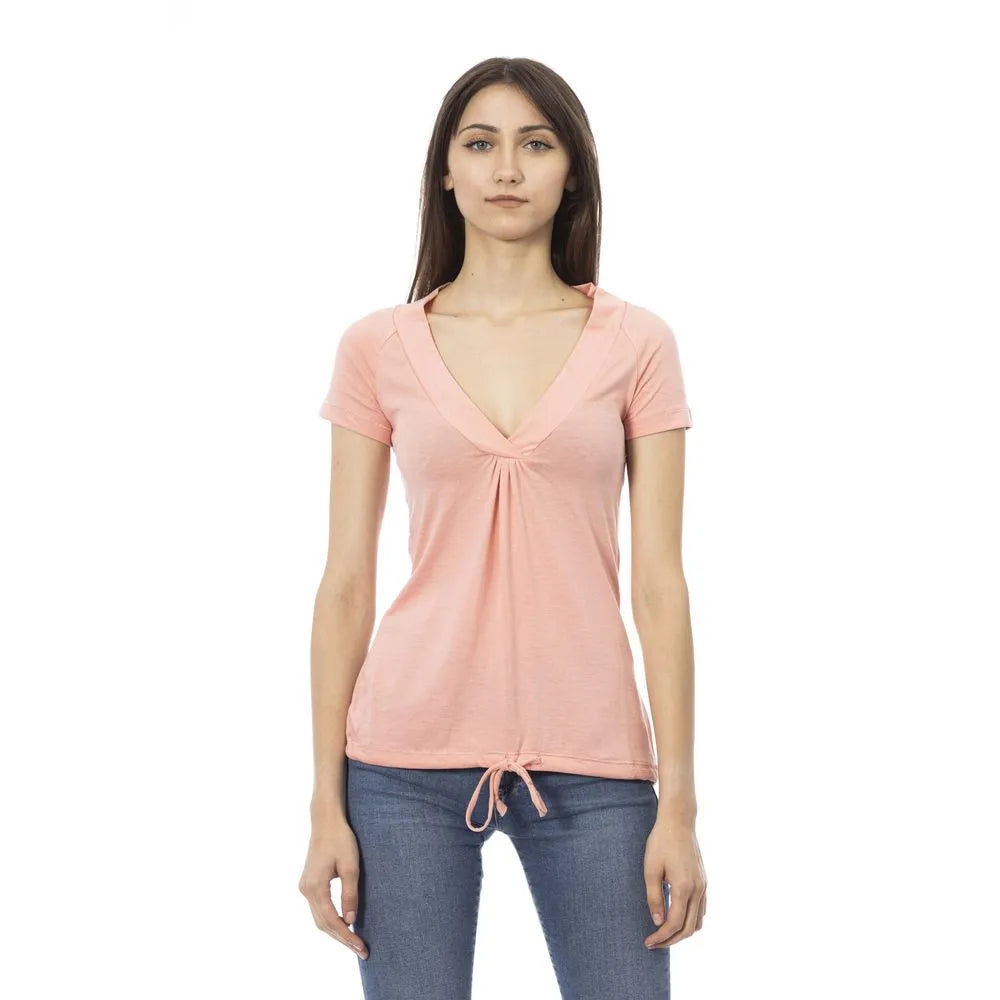 Trussardi Action Pink Cotton Women Top