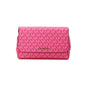 Michael Kors Jet Set Medium Electric Pink Convertible Pouchette Crossbody Bag