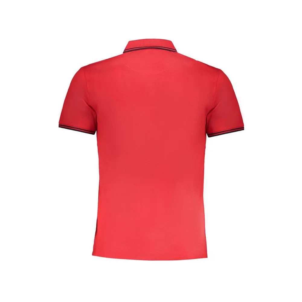 Harmont & Blaine Red Cotton Polo Shirt