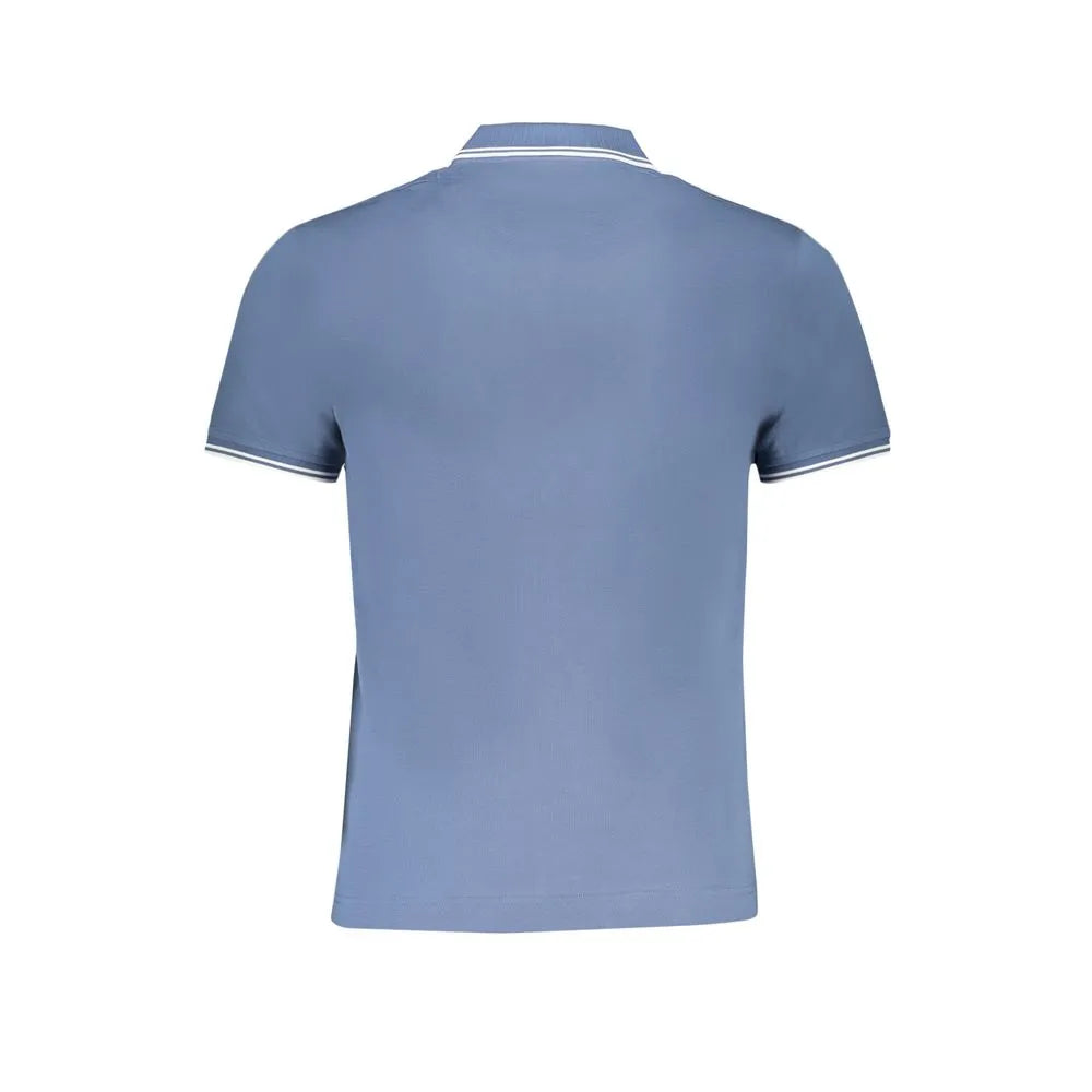 Harmont & Blaine Blue Cotton Polo Shirt