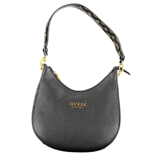 Guess Jeans Black Polyethylene Handbag