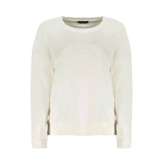 North Sails White Cotton Sweater