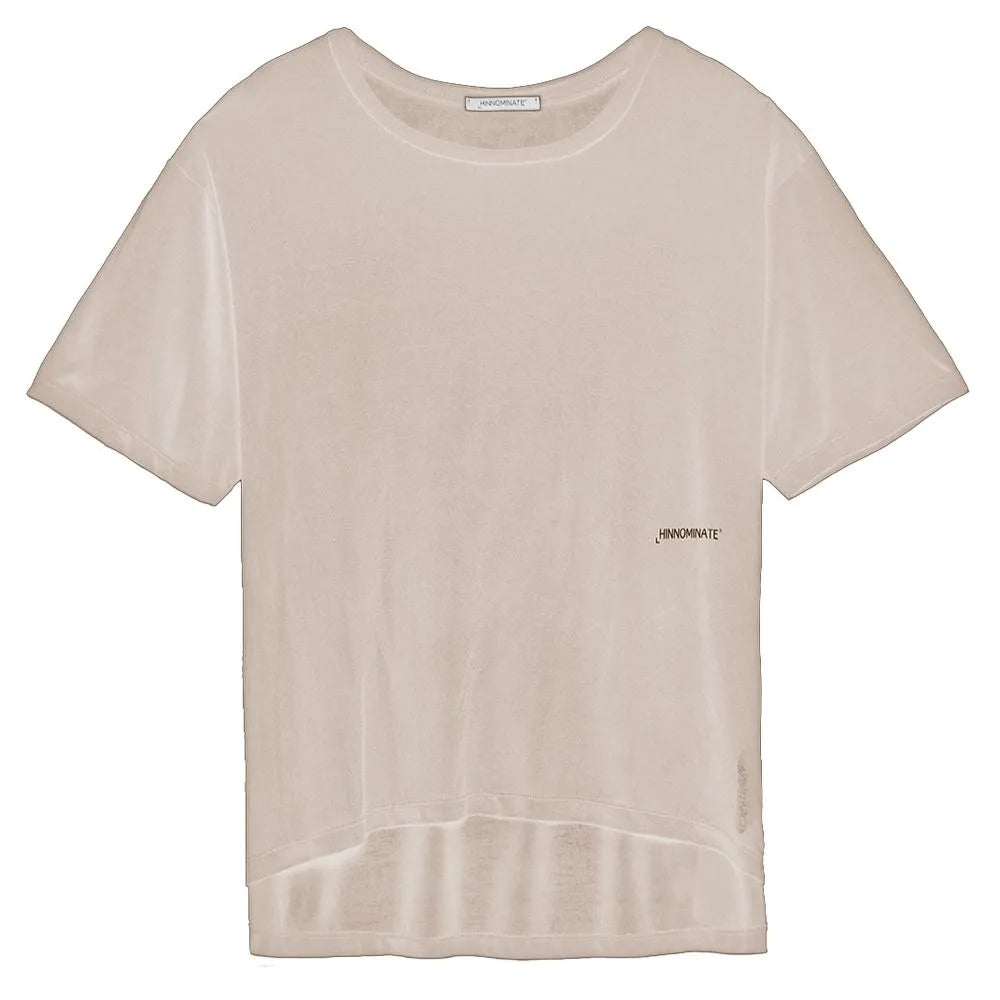 Hinnominate Elegant Oversized Modal Tee with Logo