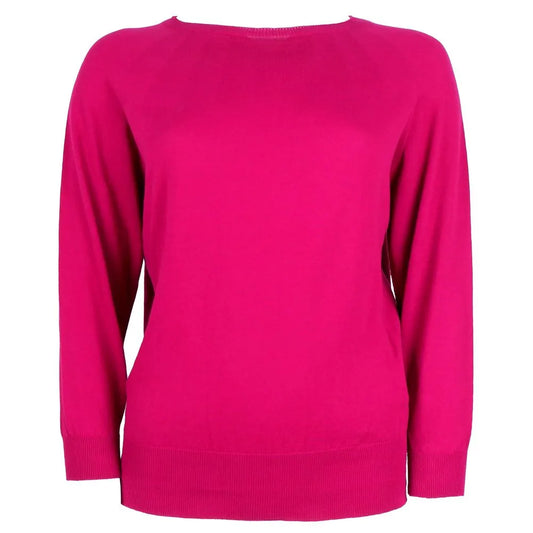 Alpha Studio Fuchsia Cotton Sweater