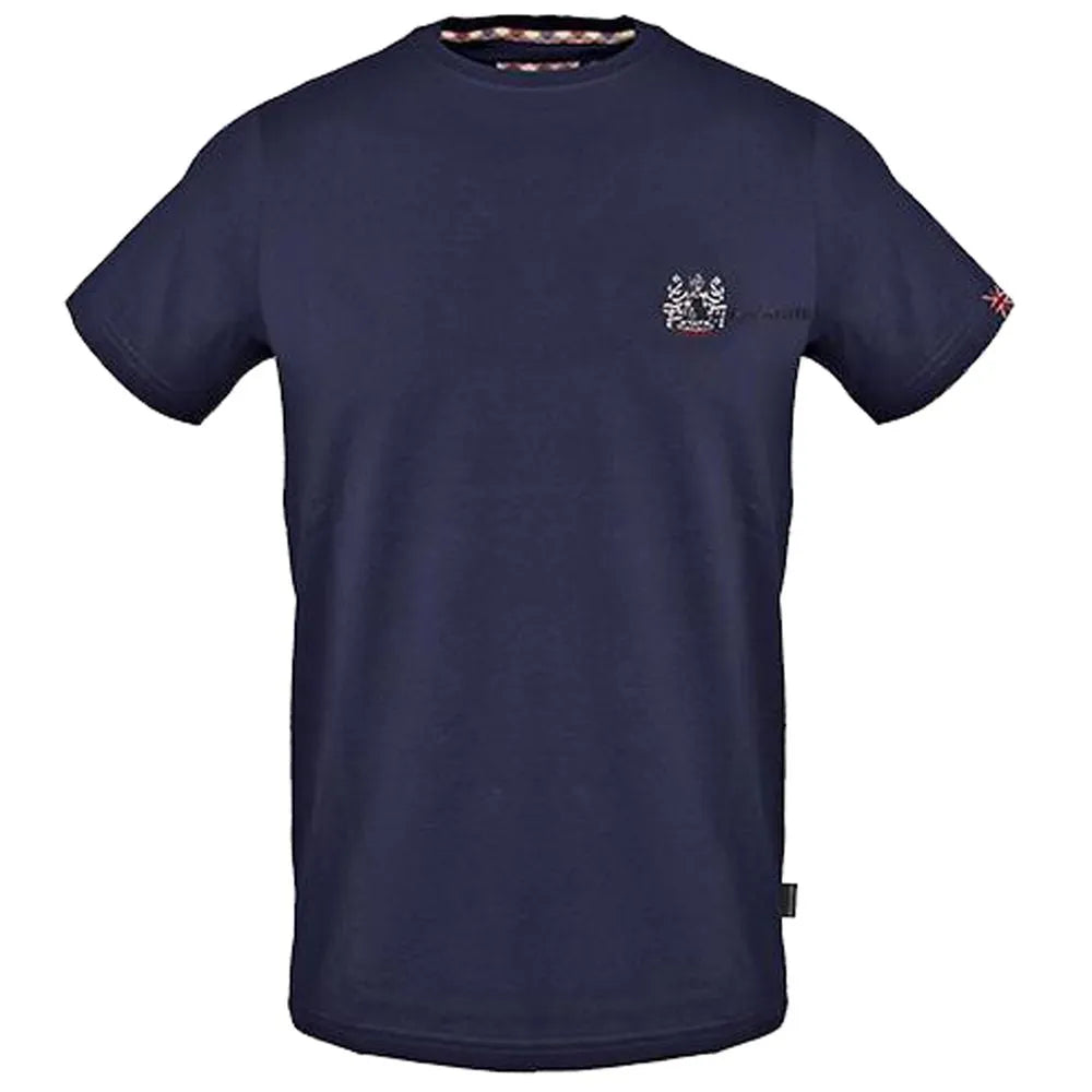 Aquascutum Blue Cotton T-Shirt