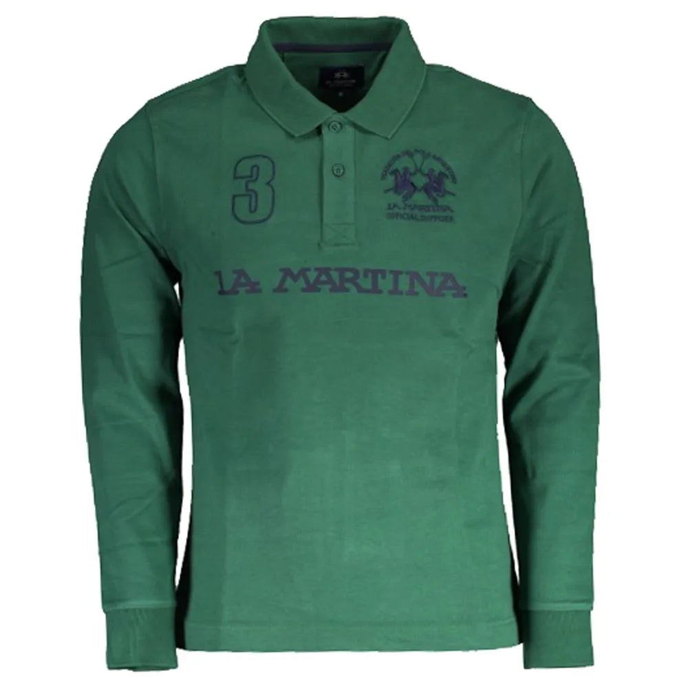 La Martina Elegant Long-Sleeved Jersey Polo