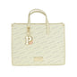 Plein Sport Stunning White Tote Bag with Cross Belt