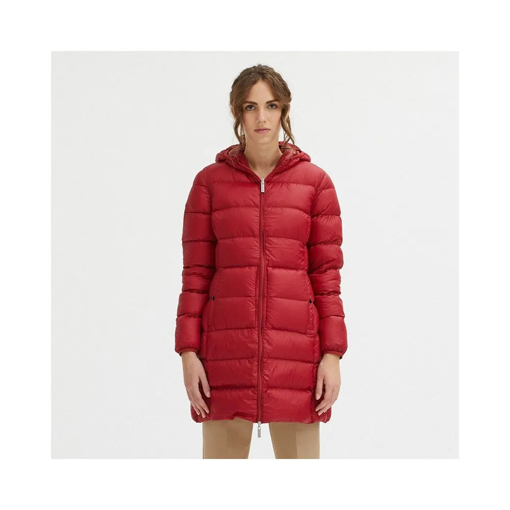 Centogrammi Reversible Goose Down Long Jacket in Pink