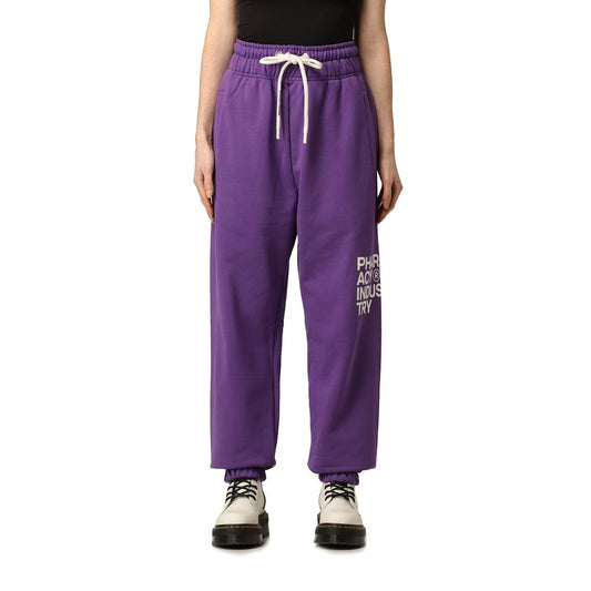 Pharmacy Industry Chic Purple Logo Tracksuit Trousers