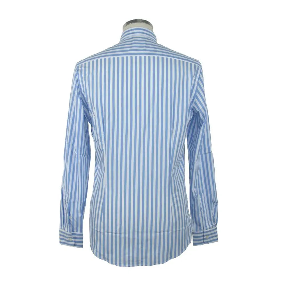 Made in Italy Elegant Light Blue Long Sleeve Shirt