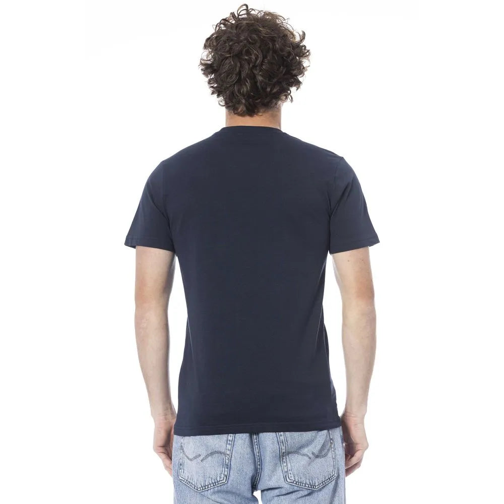 Cavalli Class Blue Cotton T-Shirt