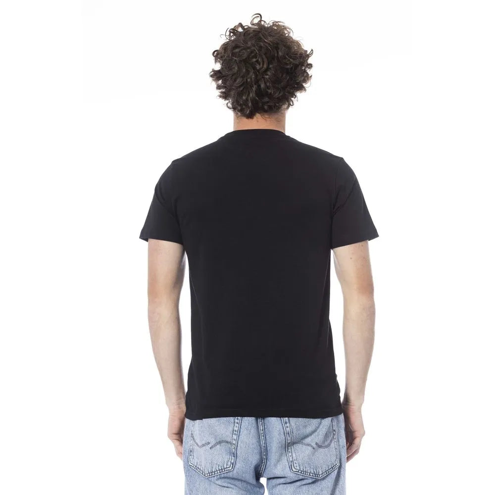 Cavalli Class Black Cotton T-Shirt