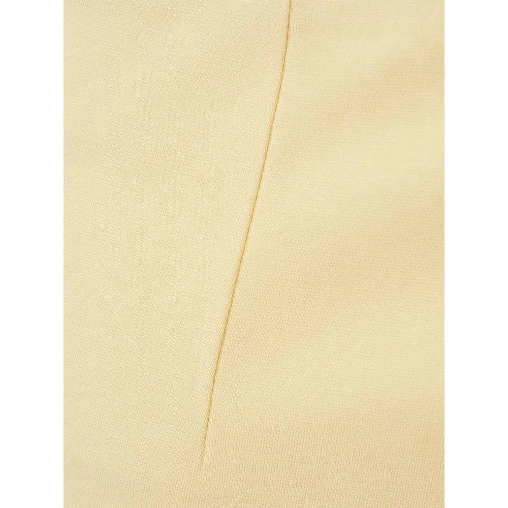 Lardini Elegant Yellow Viscose Skirt for Women