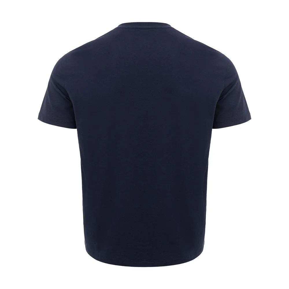 Armani Exchange Sleek Blue Cotton Tee for Men