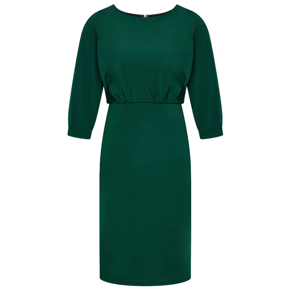 PINKO Green Viscose Dress