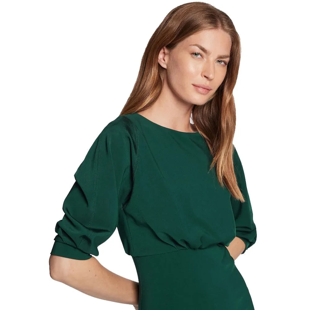 PINKO Green Viscose Dress