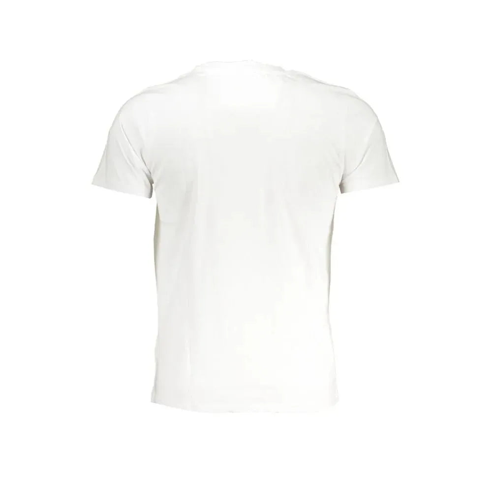 Cavalli Class White Cotton T-Shirt