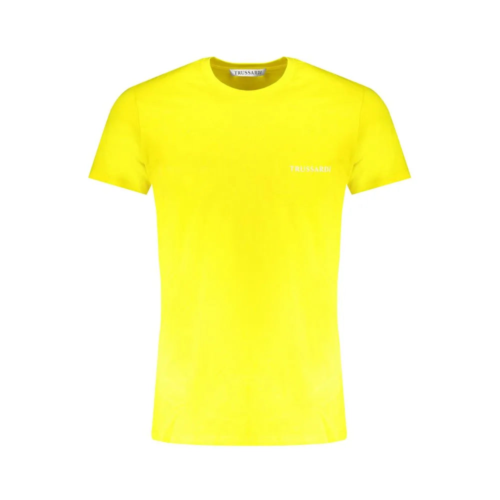 Trussardi Yellow Cotton T-Shirt