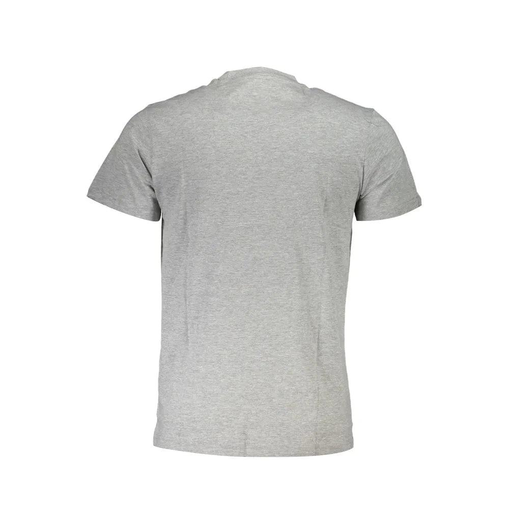 Cavalli Class Gray Cotton T-Shirt