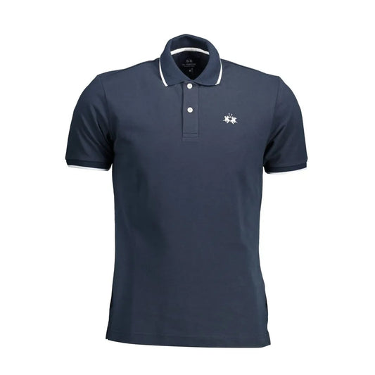 La Martina Elegant Contrasting Detail Polo Shirt