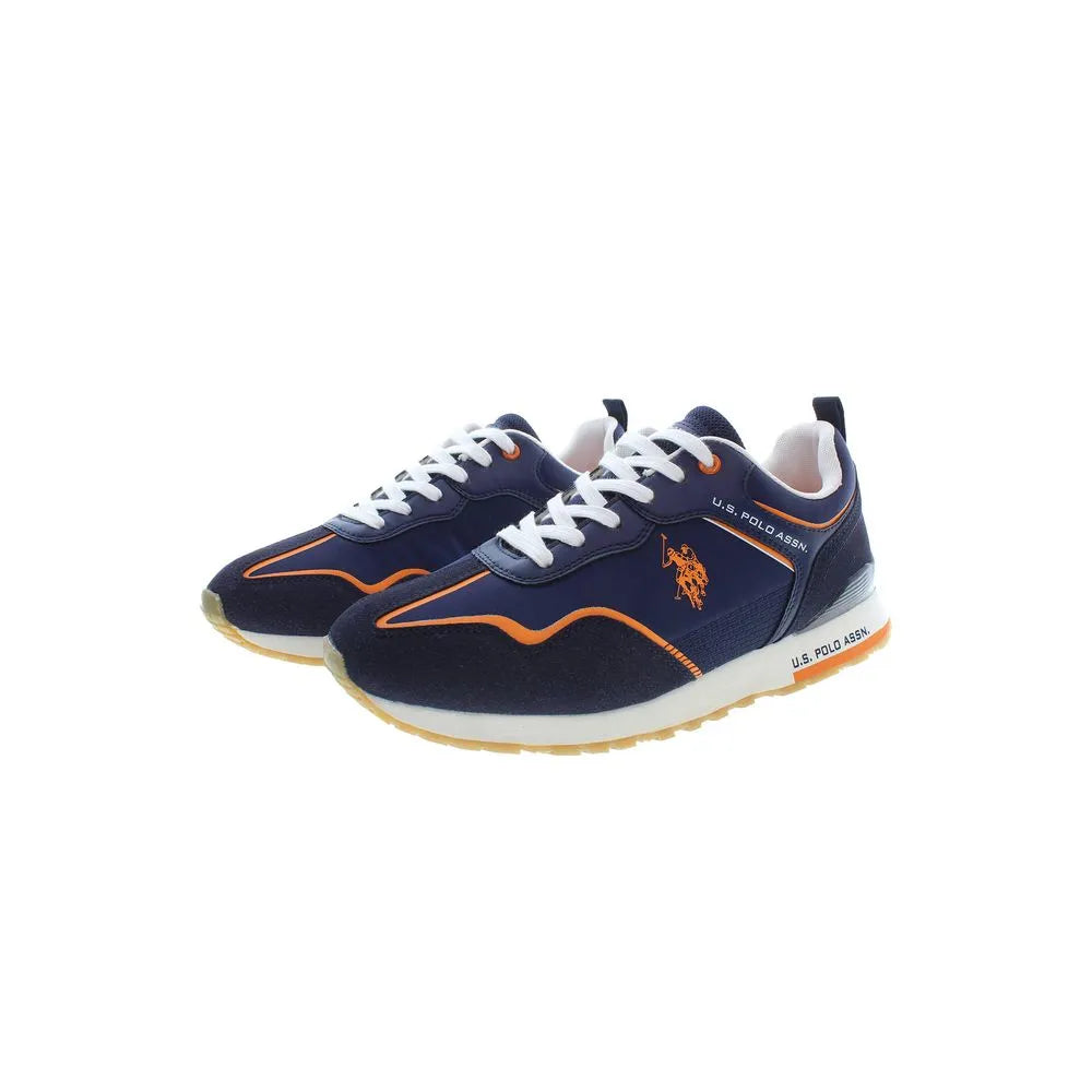 U.S. POLO ASSN. Chic Blue Sporty Lace-up Sneakers