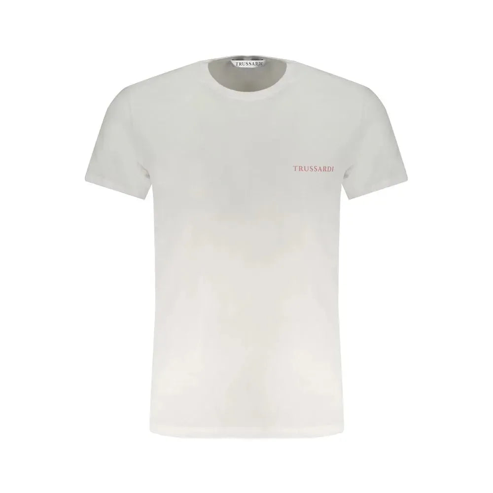 Trussardi White Cotton T-Shirt