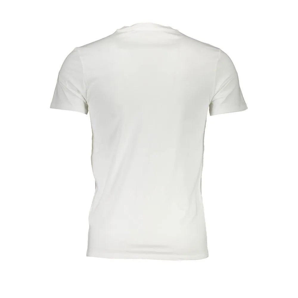 Guess Jeans Chic White Slim Fit V-Neck Tee