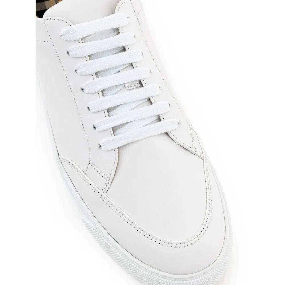 Burberry White Leather Sneaker