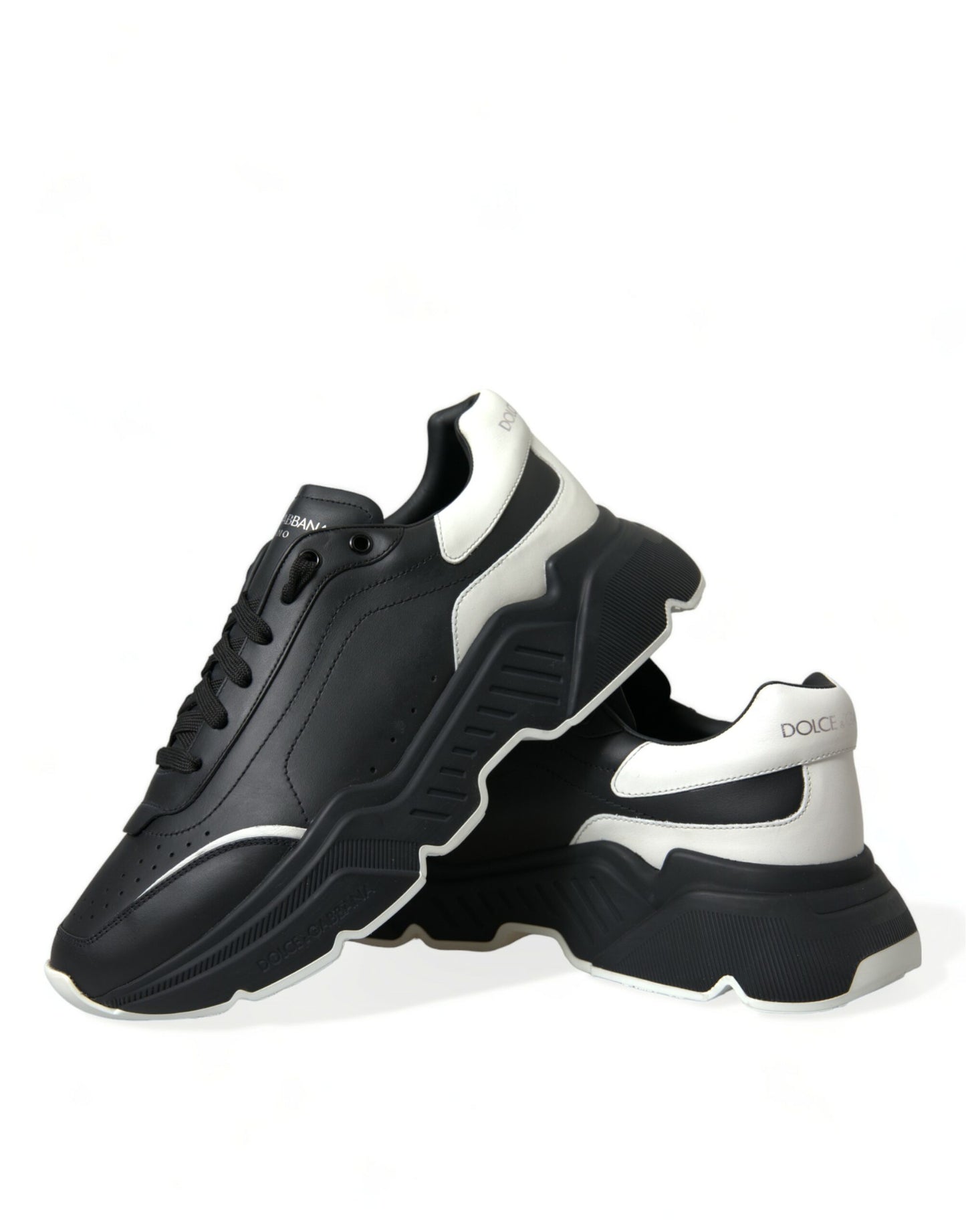 Dolce & Gabbana Elevated Daymaster Black Platform Sneakers