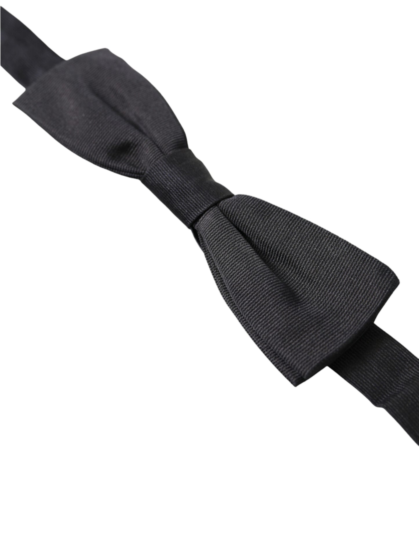 Dolce & Gabbana Elegant Black Silk Bow Tie