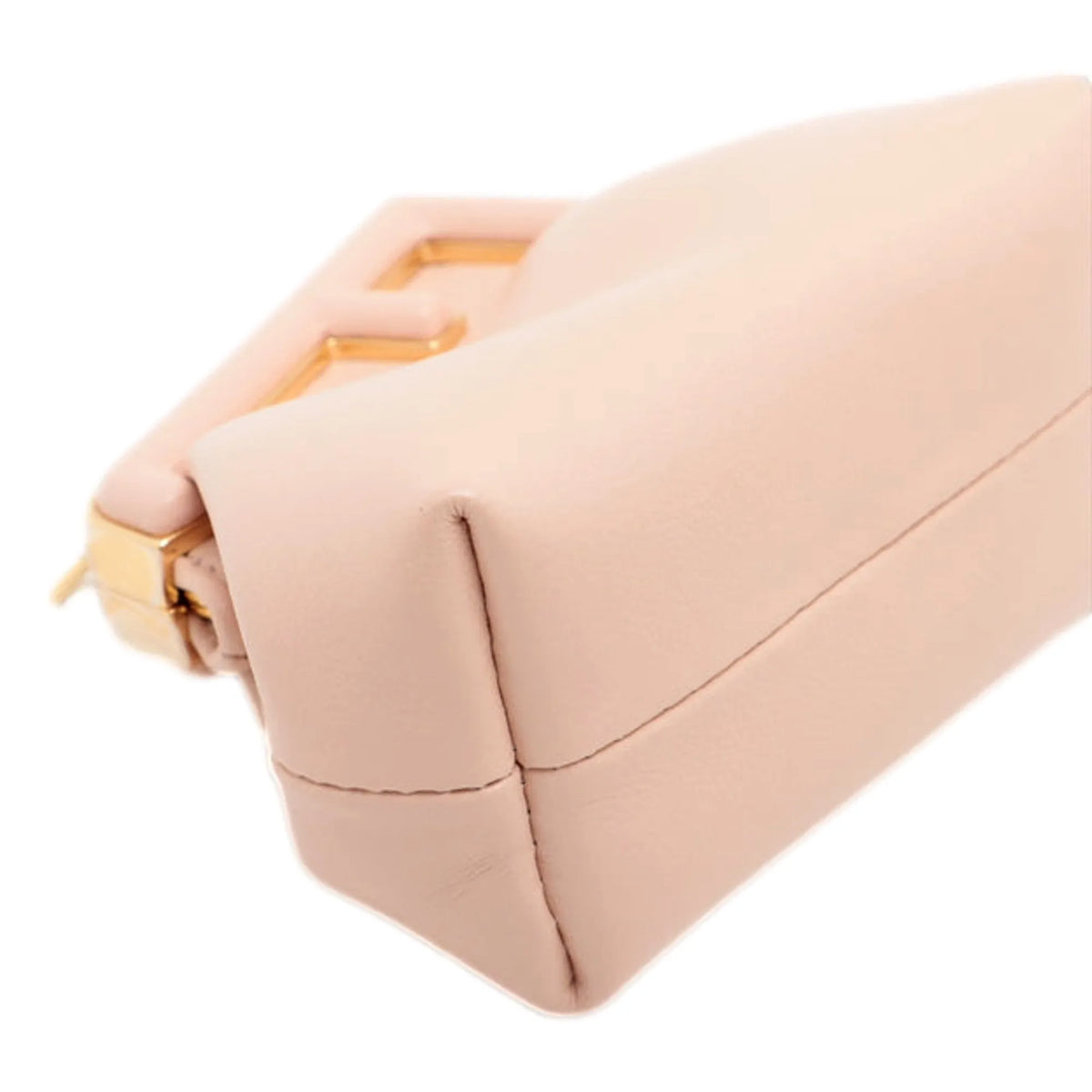 Fendi First Poudre Powder Pink Leather Nano Micro Charm Pouch Bag